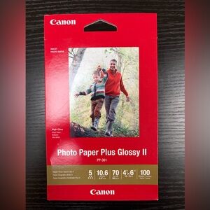 Canon Photo Paper Plus Glossy II - PP-301 - 4x6 (100 Sheets)